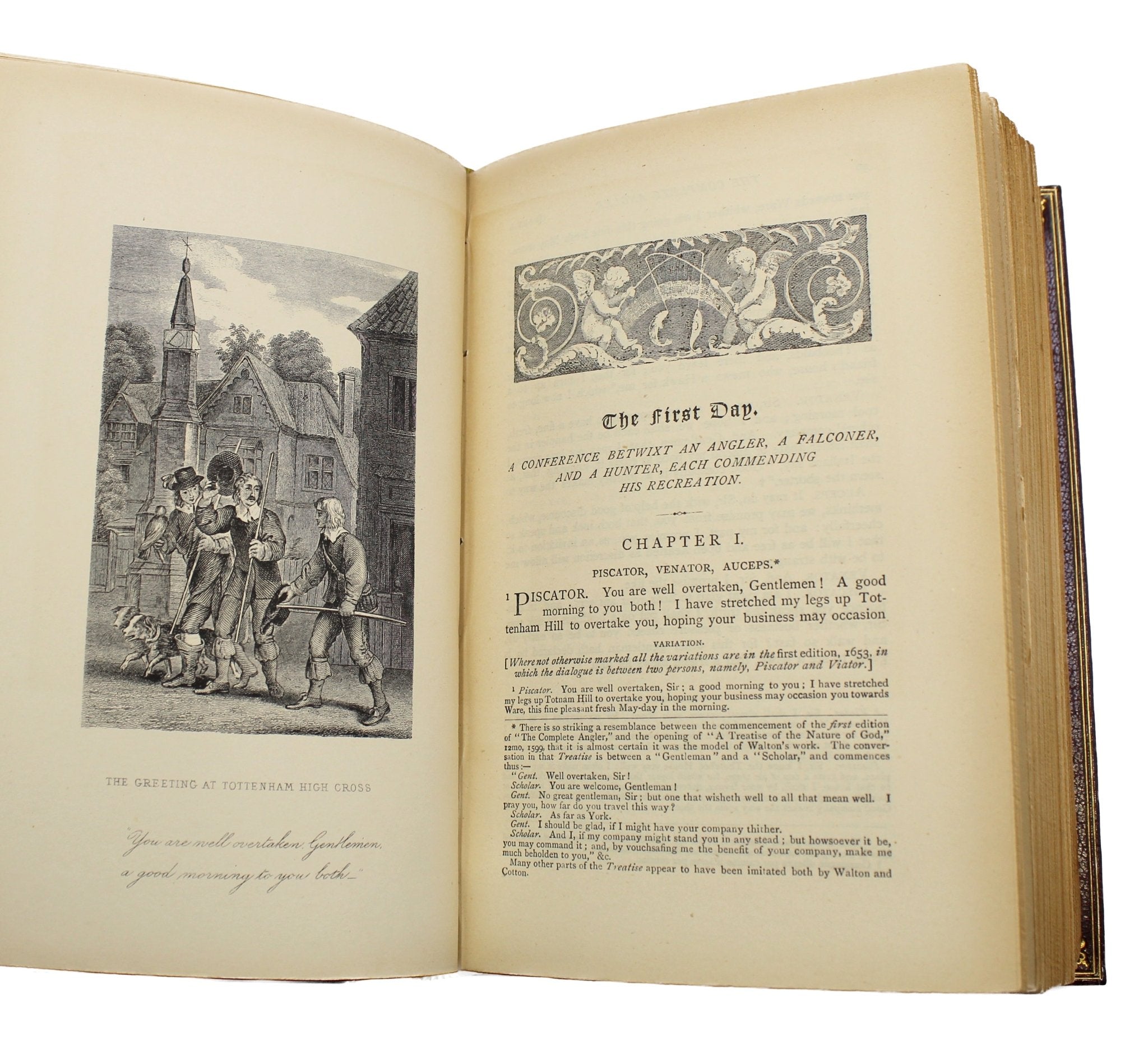 The Complete Angler by Izaak Walton and Charles Cotton, Edited by Harris Nicolas, Fourth Nicolas Edition, 1887 - The Great Republic