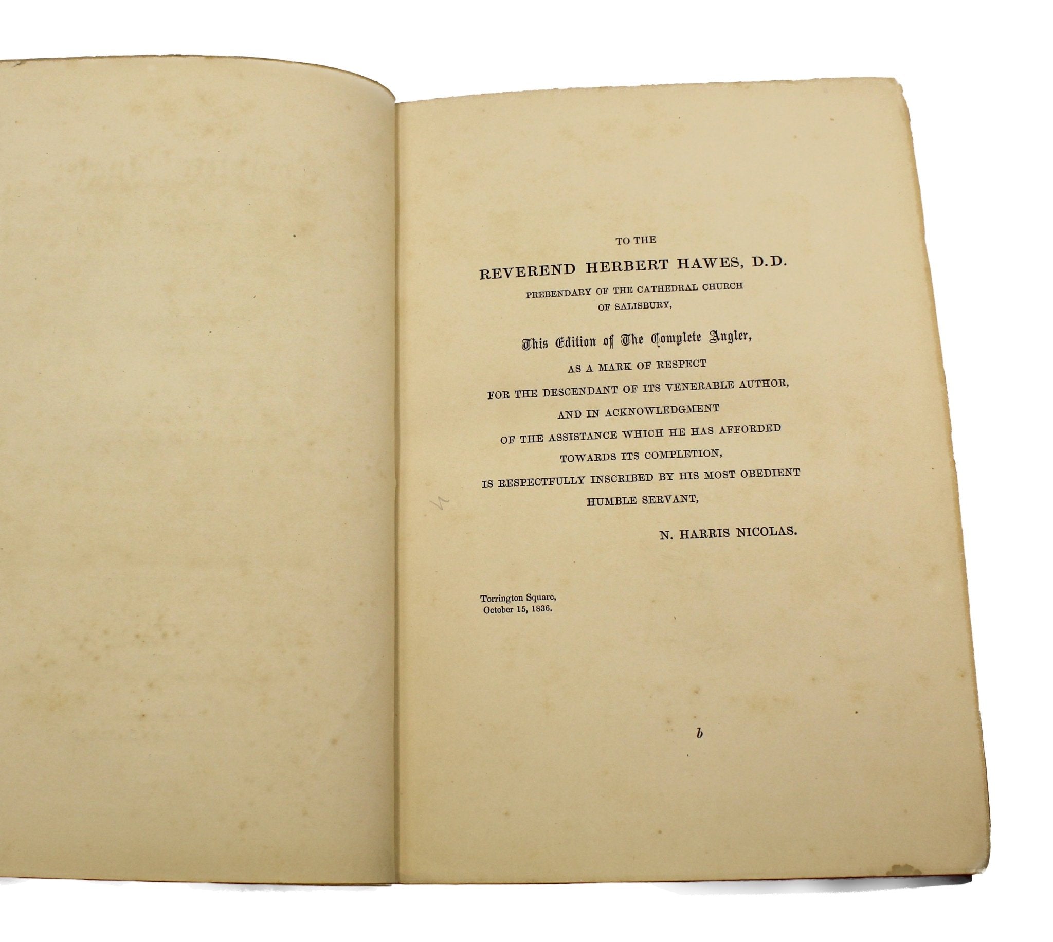 The Complete Angler by Izaak Walton and Charles Cotton, Edited by Harris Nicolas, Second Nicolas Edition, Two Volumes, 1860 - The Great Republic