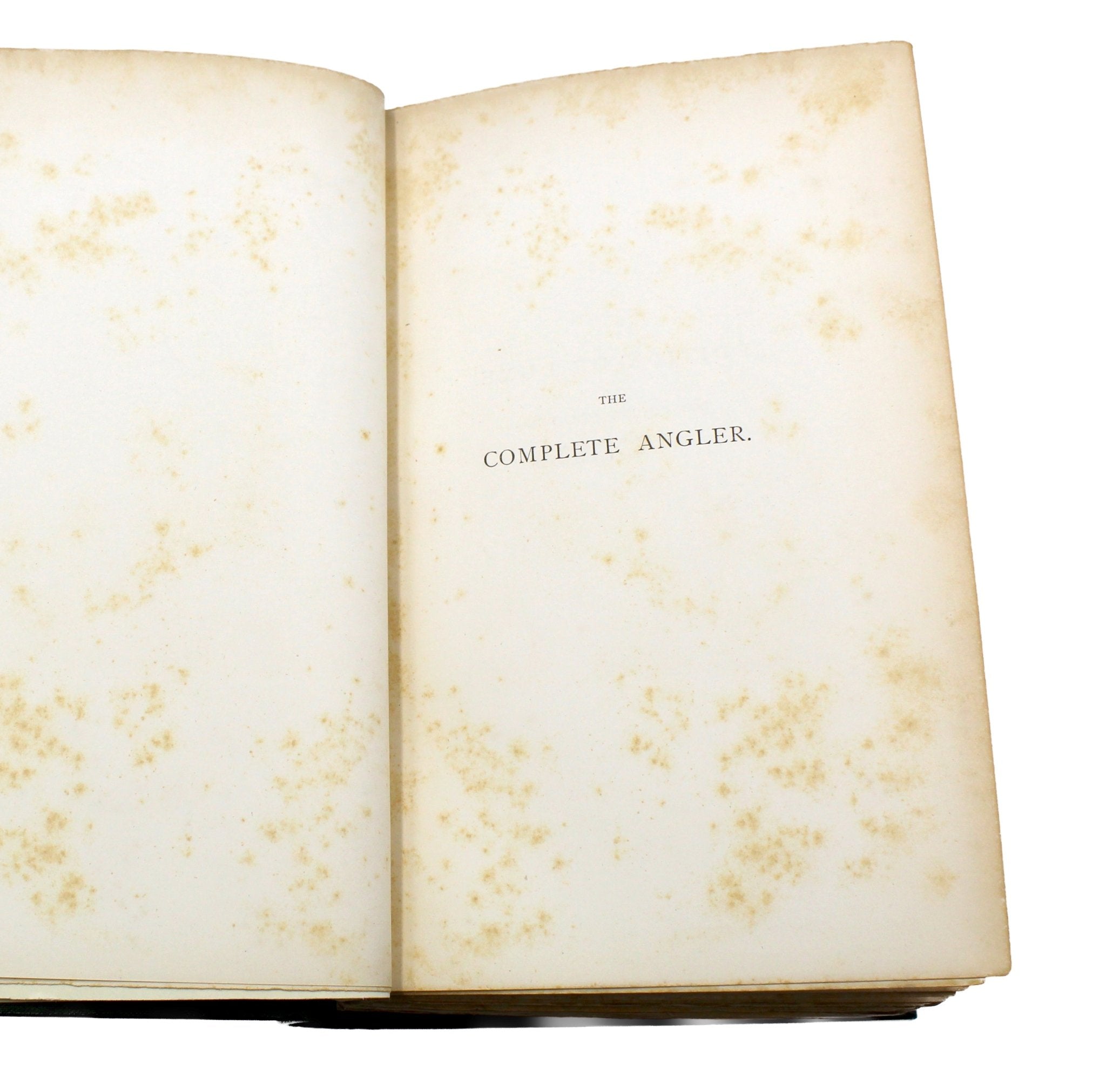 The Complete Angler by Izaak Walton and Charles Cotton, Edited by John Major, Second Lippincott Edition, Limited Issue 84/250, 1881 - The Great Republic