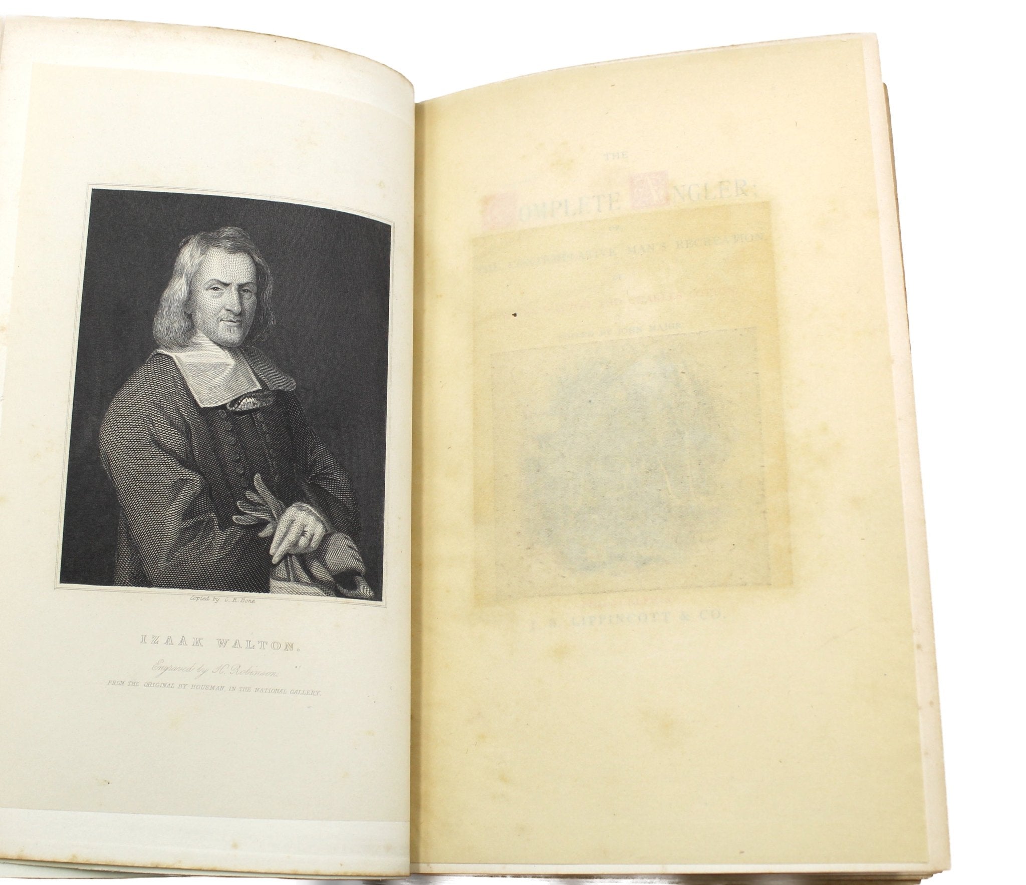 The Complete Angler by Izaak Walton and Charles Cotton, Edited by John Major, Second Lippincott Edition, Limited Issue 84/250, 1881 - The Great Republic