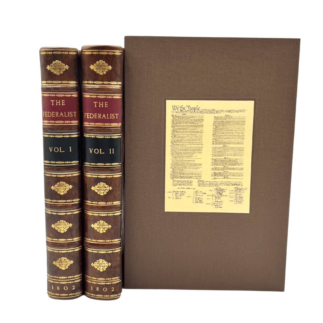 The Federalist, on the New Constitution by Publius, Rare 1802 Second Edition in Two Volumes - The Great Republic