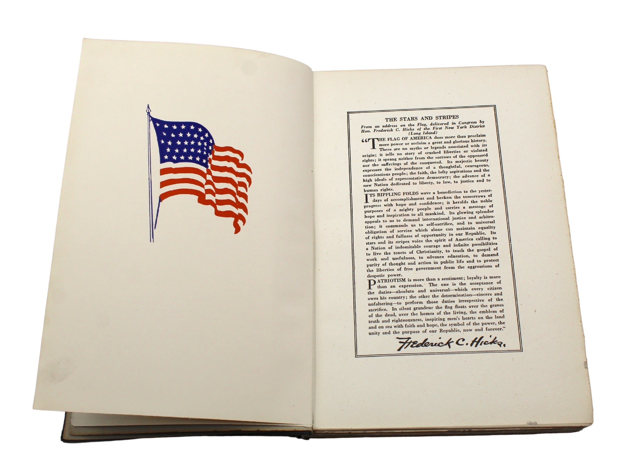 The Flag of the United States by Hon. Frederick C. Hicks, Third Edition, 1926 - The Great Republic