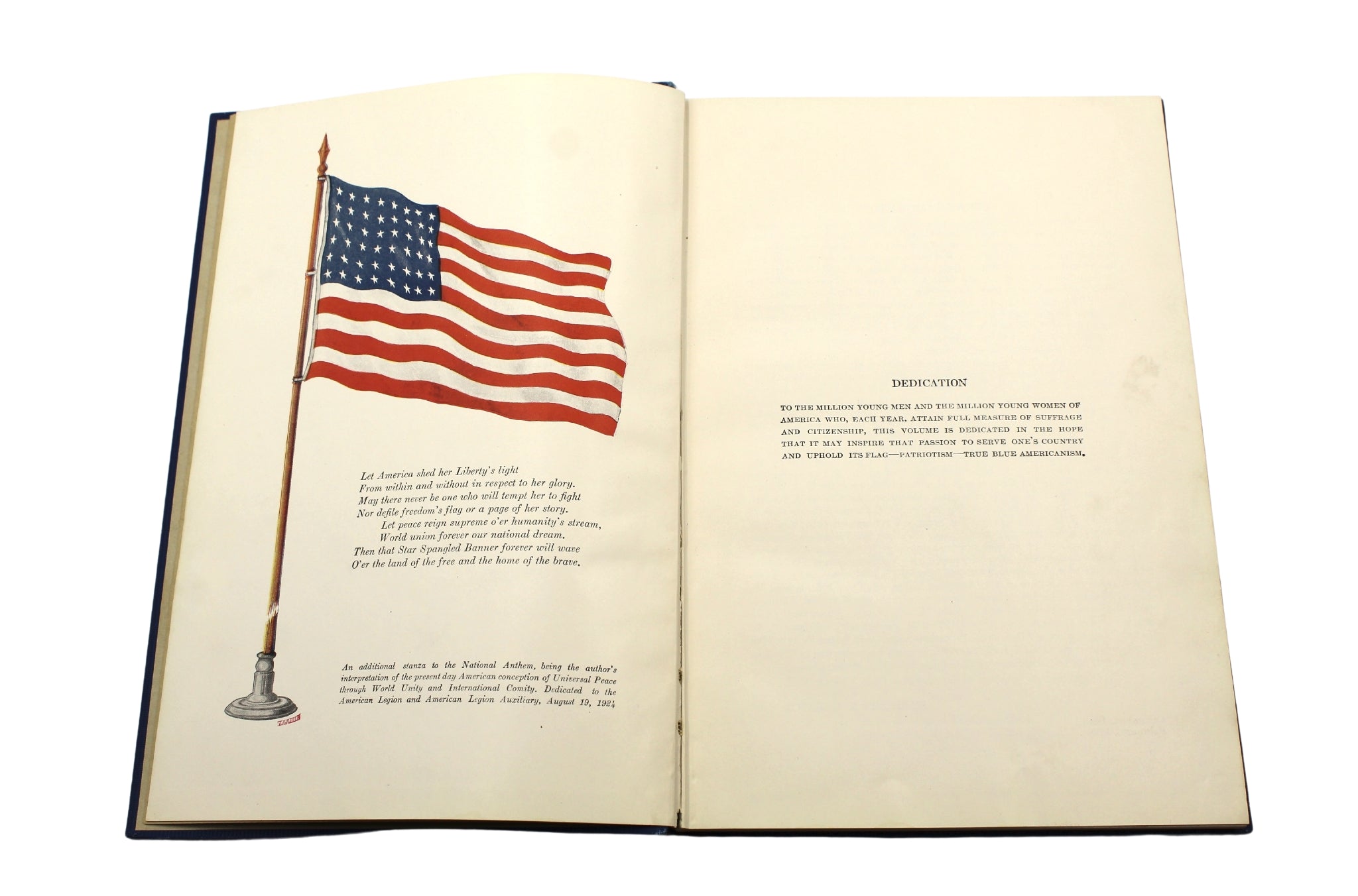 The Flag of the United States: Your Flag and Mine by Harrison S. Kerrick, First Edition, Second Printing, 1925 - The Great Republic