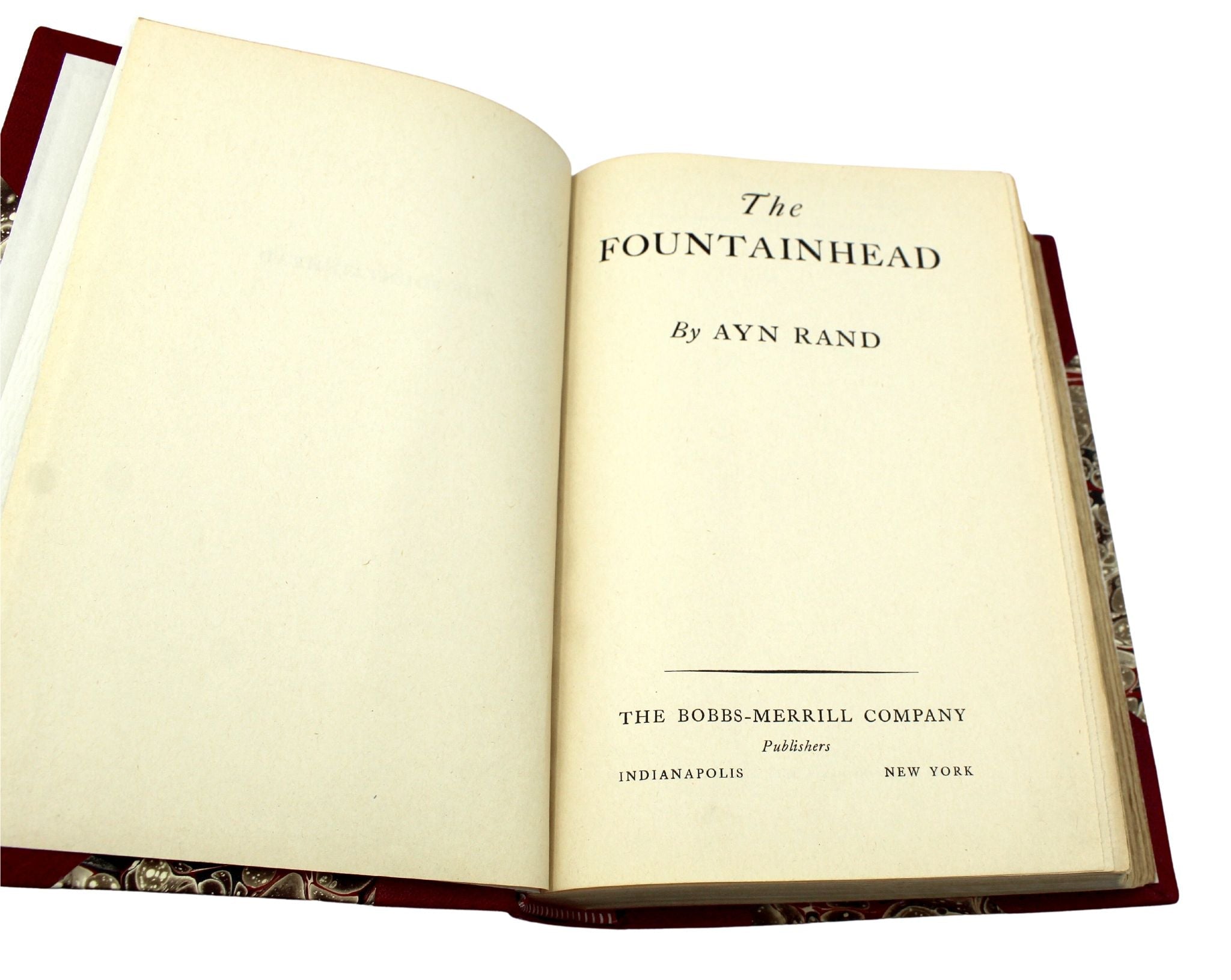 The Fountainhead by Ayn Rand, First Edition, 1943 - The Great Republic