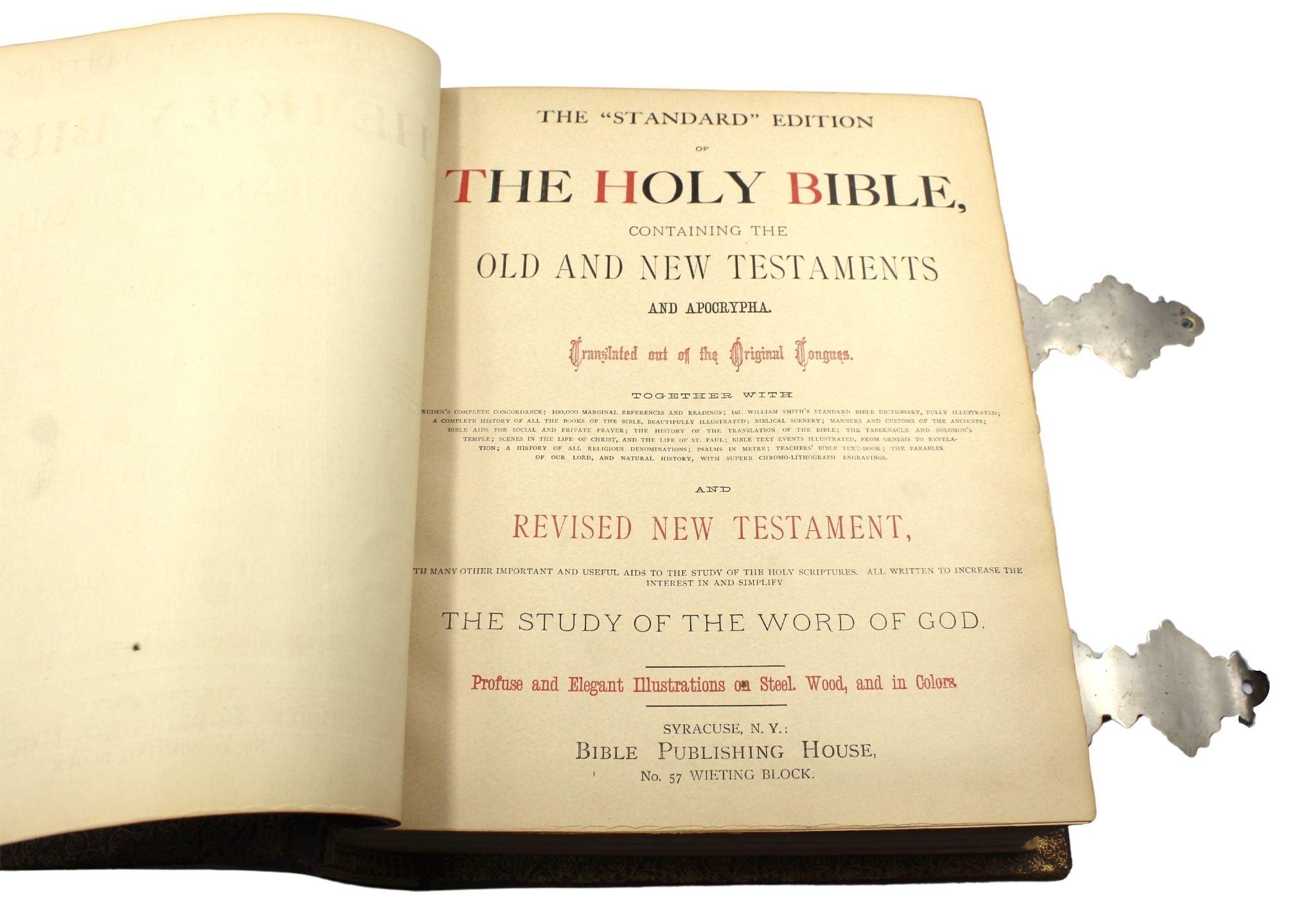 Holy Bible with Blank Family Register Old New Testaments hotsell Color Illustrated Story