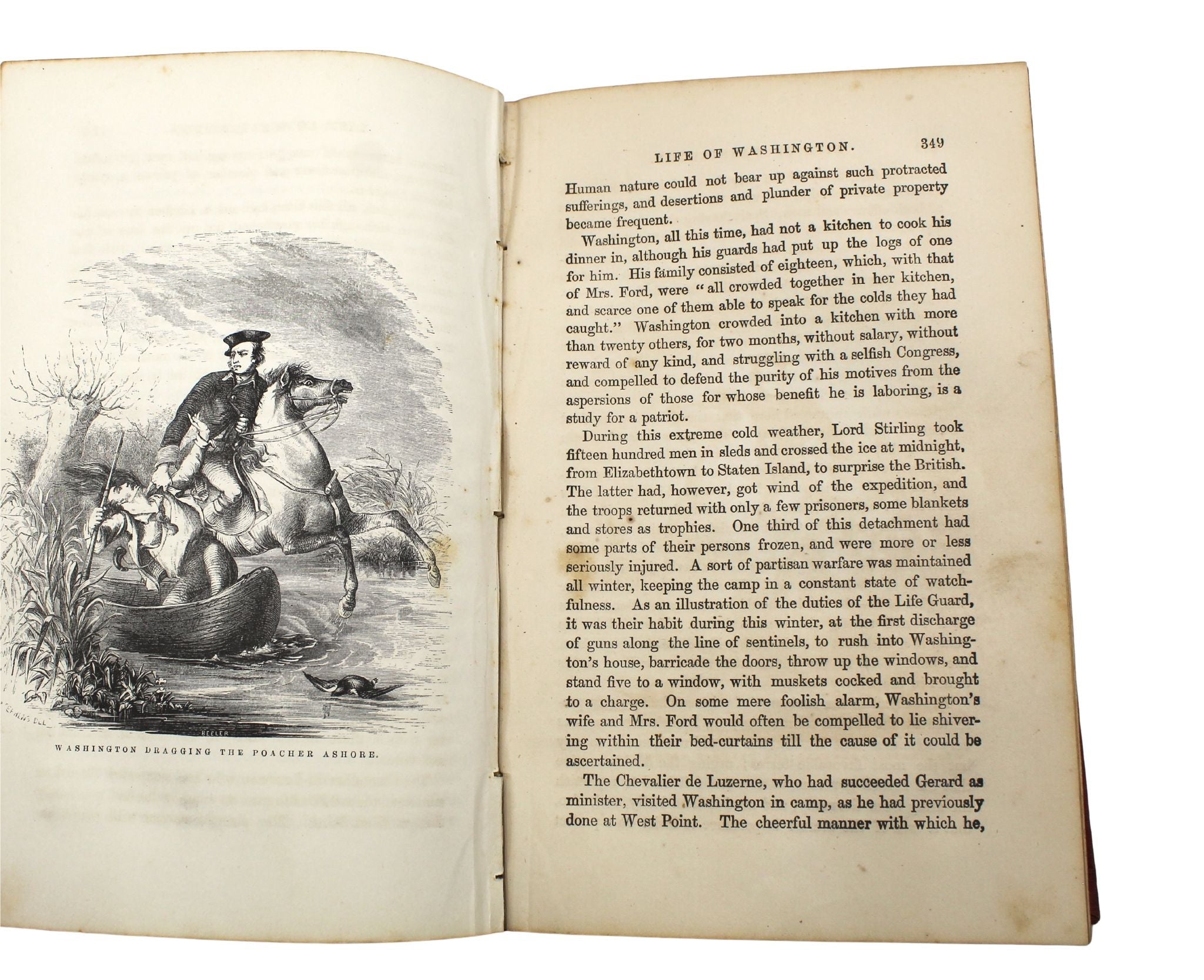 The Illustrated Life of Washington by Hon. J. T. Headley {with} Mount Vernon As It Is by Benson Lossing, 1859 - The Great Republic