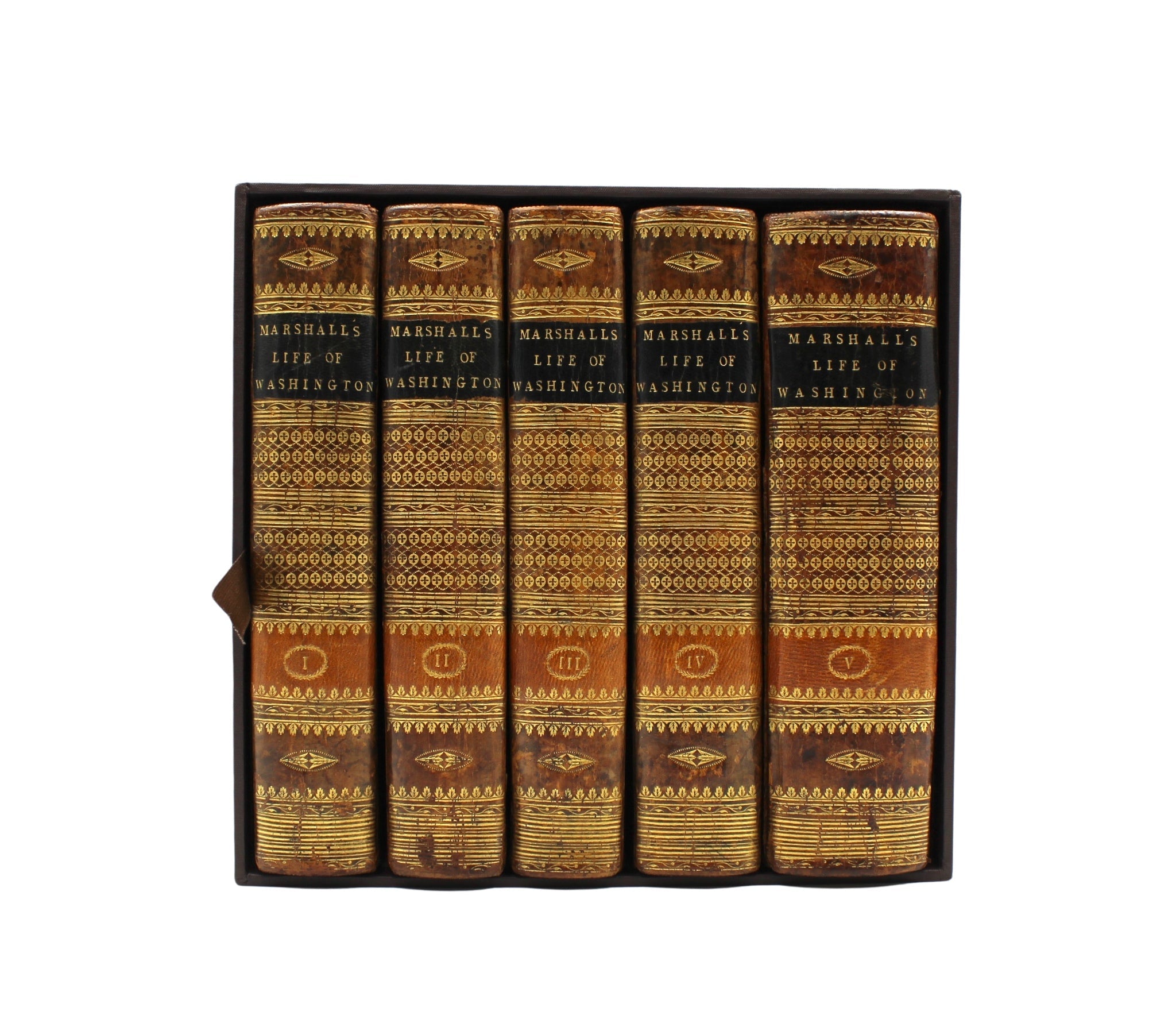 The Life of George Washington by John Marshall, First English Edition, Five Volume Set, 1804 - 1807 - The Great Republic