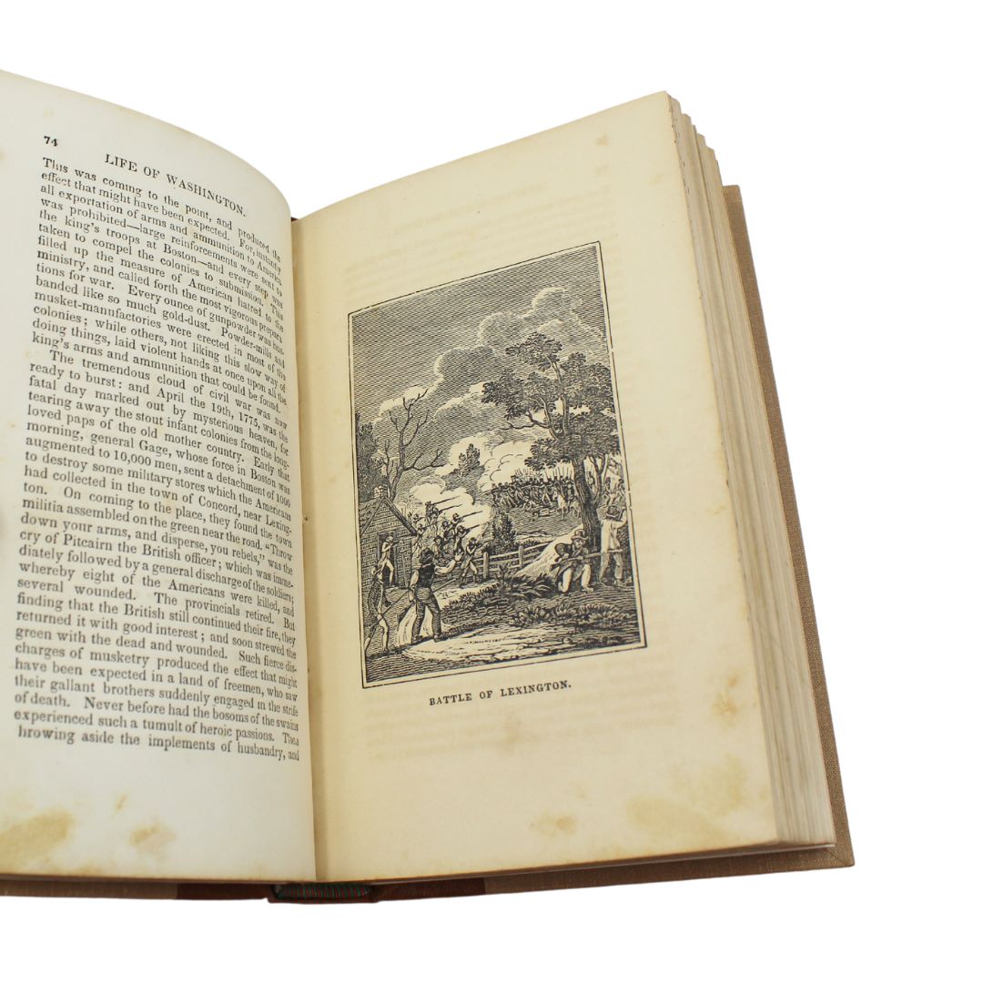 The Life of George Washington; with Curious Anecdotes by M. L. Weems, 1860 - The Great Republic