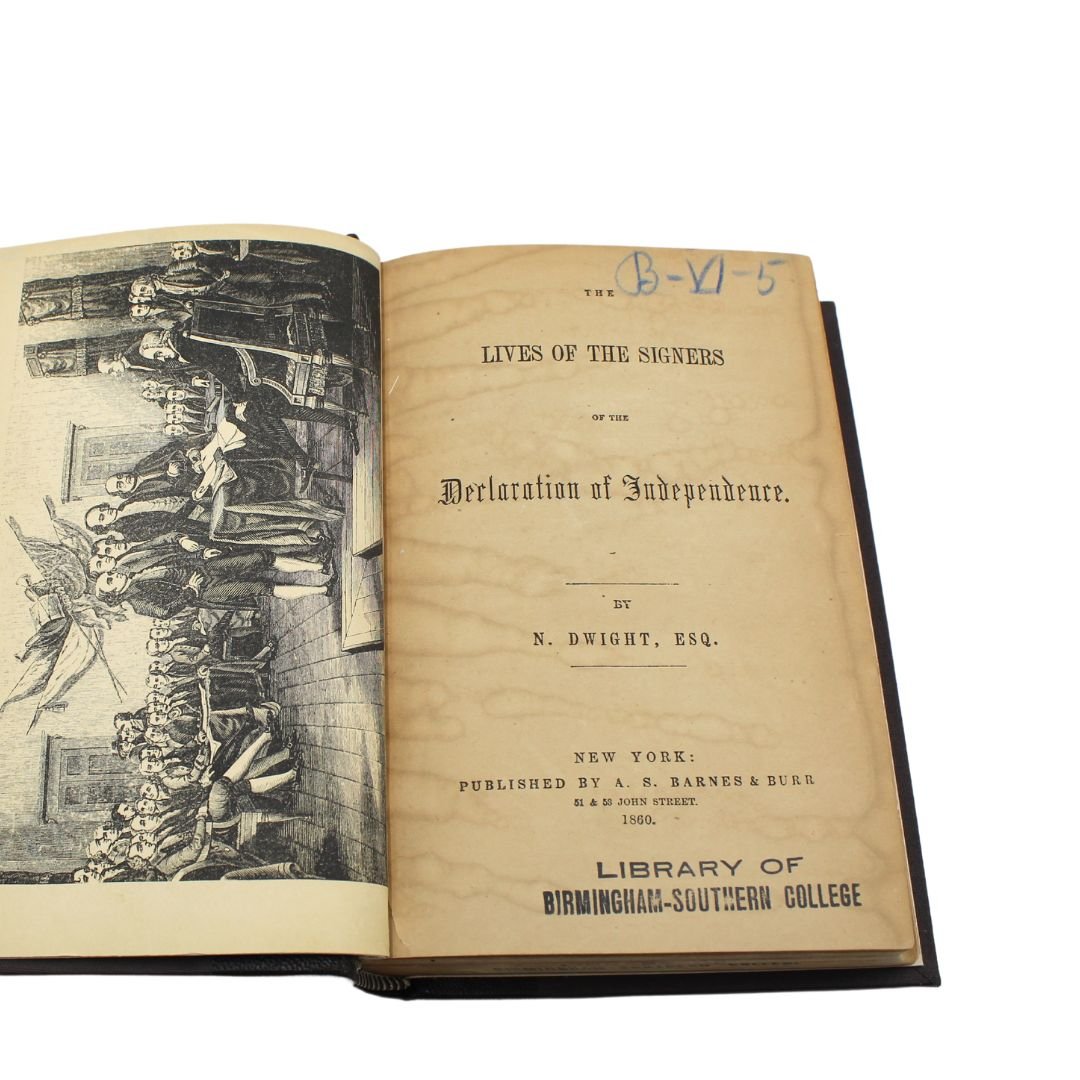 The Lives of the Signers of the Declaration of Independence by N. Dwight, 1860 - The Great Republic