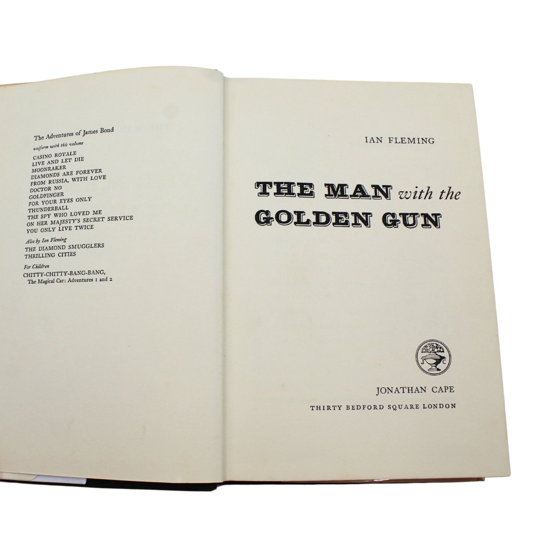 The Man With the Golden Gun by Ian Fleming, First Edition, Second State, in Original Dust Jacket, 1965 - The Great Republic