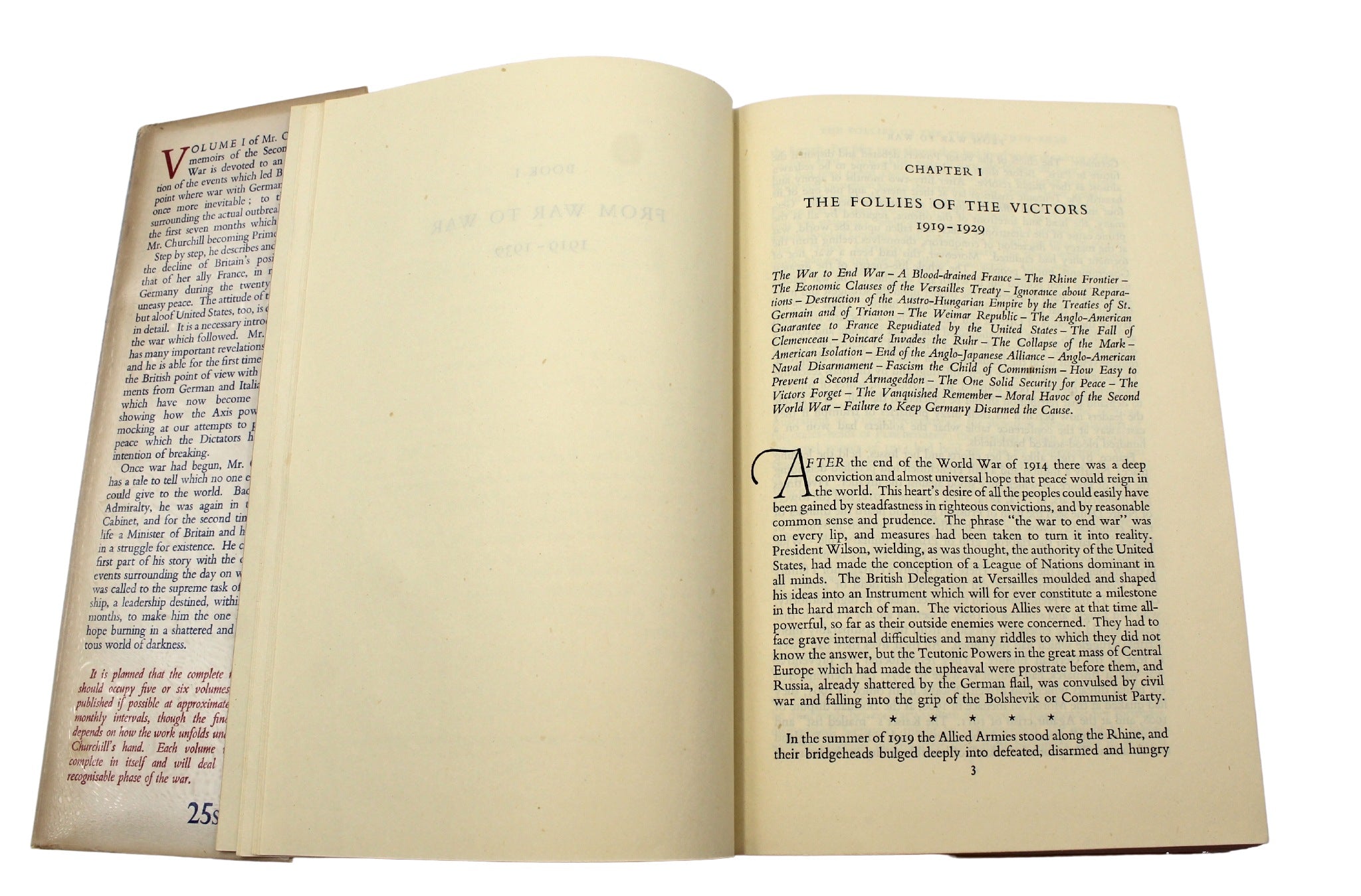 The Second World War by Winston Churchill, First Edition, Six Volume Set, in Original Dust Jackets, 1948 - 1954 - The Great Republic