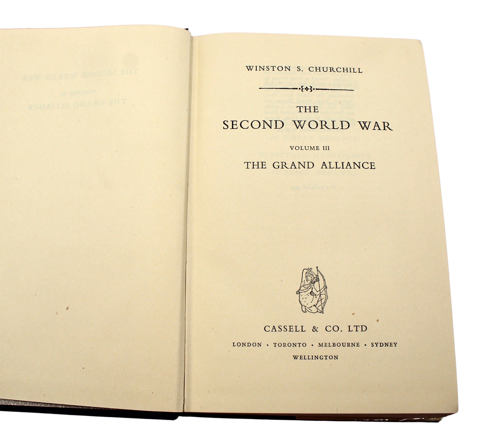 The Second World War by Winston Churchill, First Edition, Six Volume Set, in Original Dust Jackets, 1948 - 1954 - The Great Republic