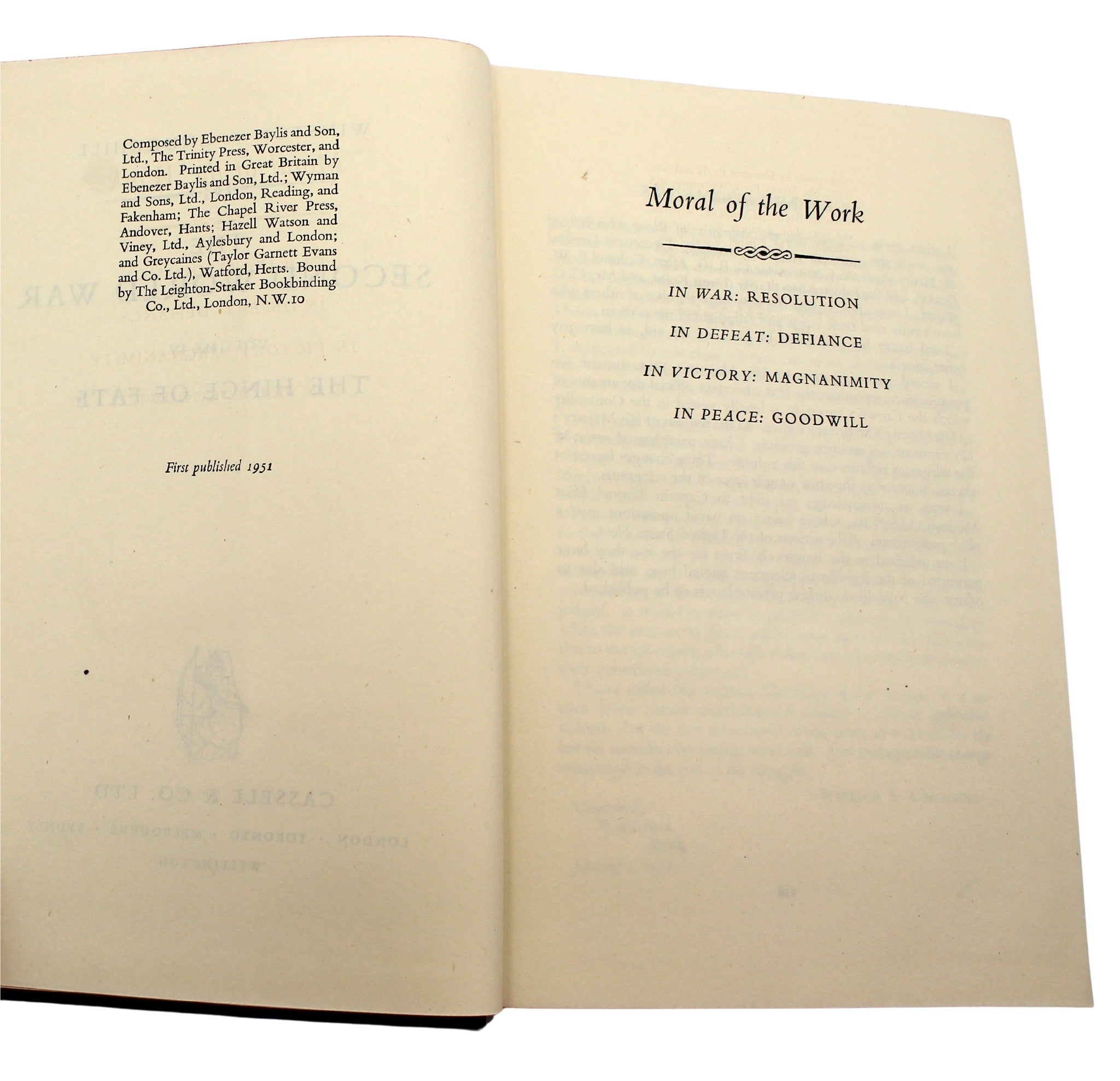 The Second World War by Winston Churchill, First Edition, Six Volume Set, in Original Dust Jackets, 1948 - 1954 - The Great Republic