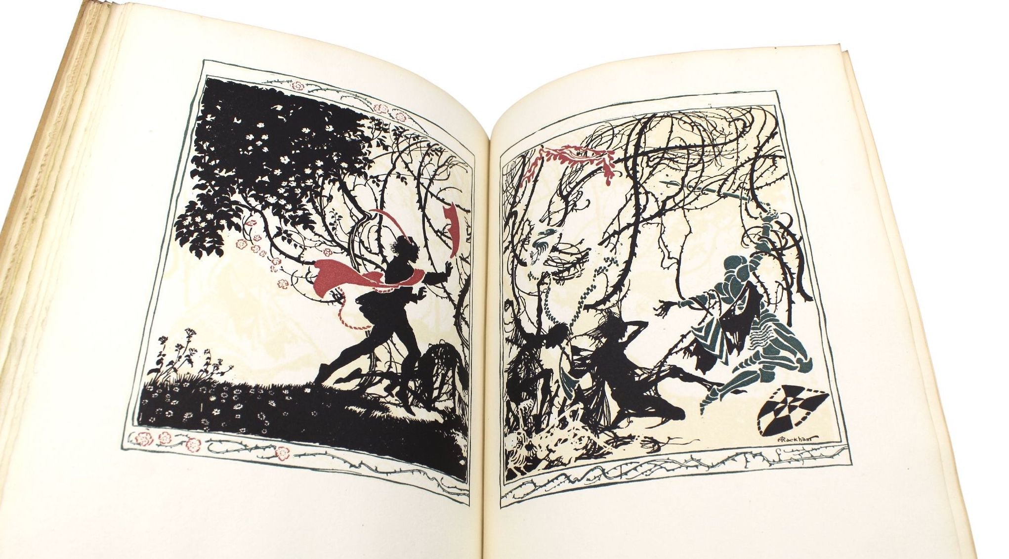 The Sleeping Beauty, Edited by C. S. Evans, Illustrated and Signed by Arthur Rackham, Limited Edition de Luxe, 1920 - The Great Republic