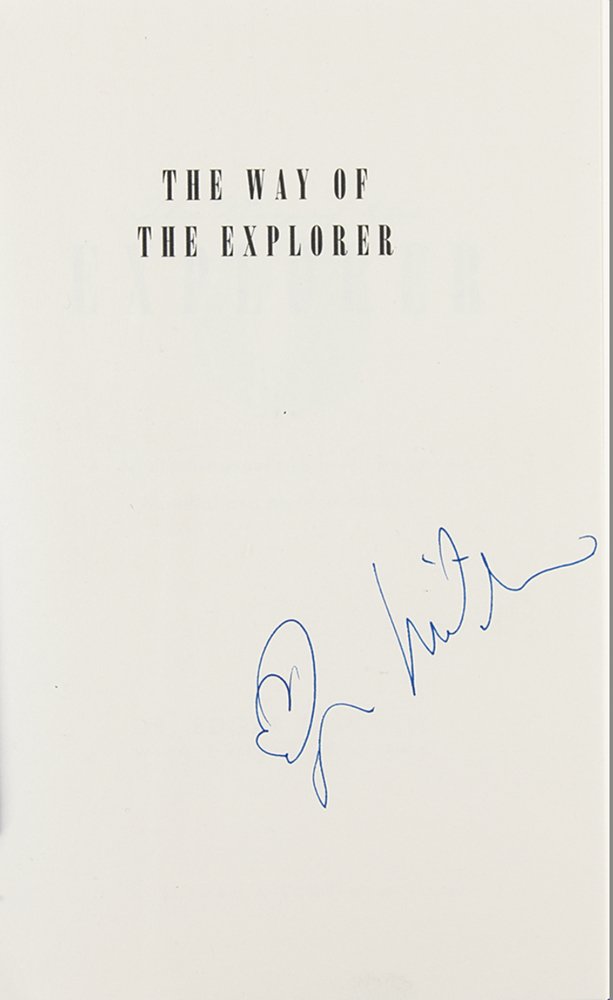 The Way of the Explorer, Signed by Dr. Edgar Mitchell, First Edition in Original Dust Jacket, 1996 - The Great Republic