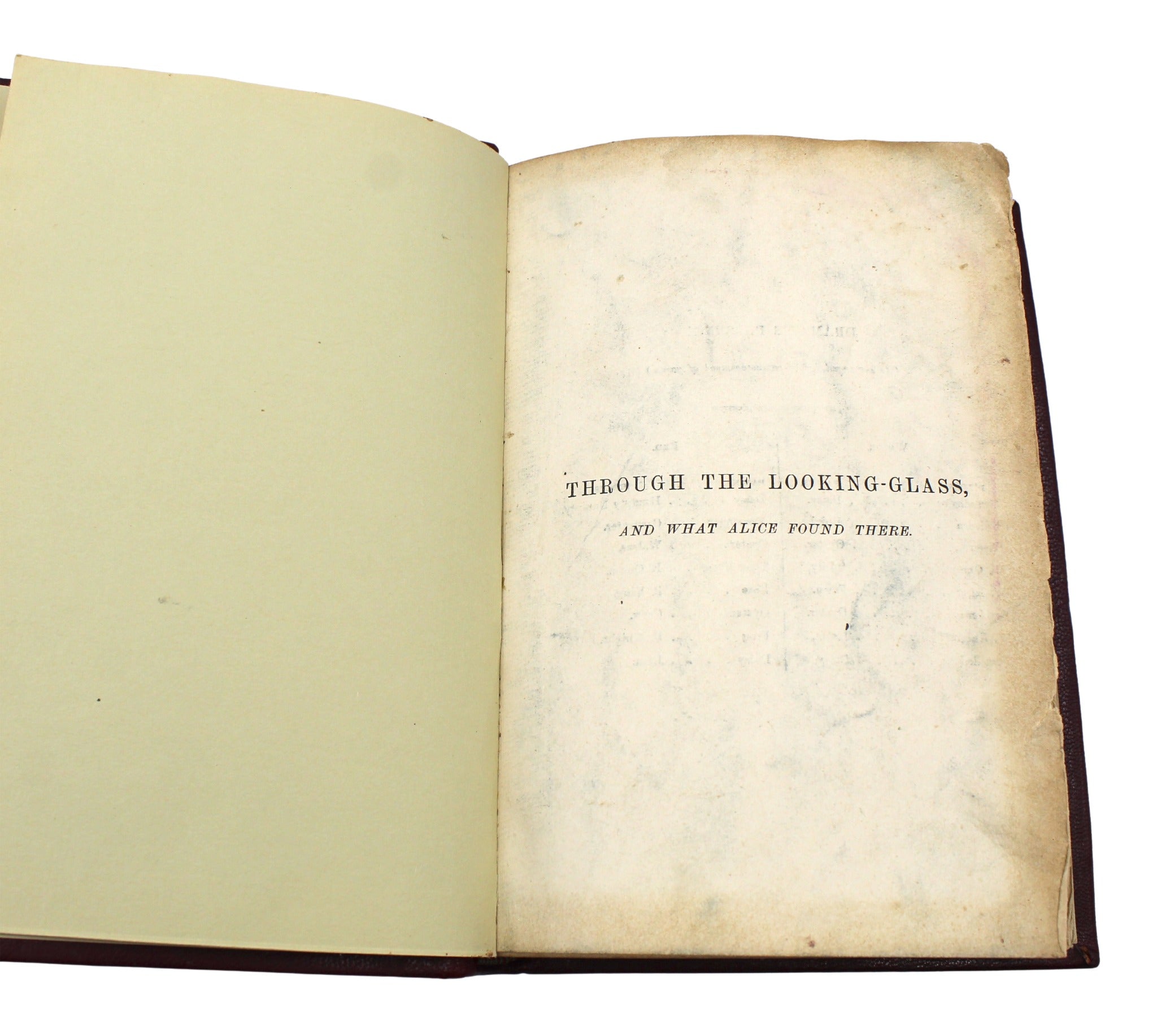 Through the Looking - Glass and What Alice Found There by Lewis Carroll, First UK Edition, 1872 - The Great Republic