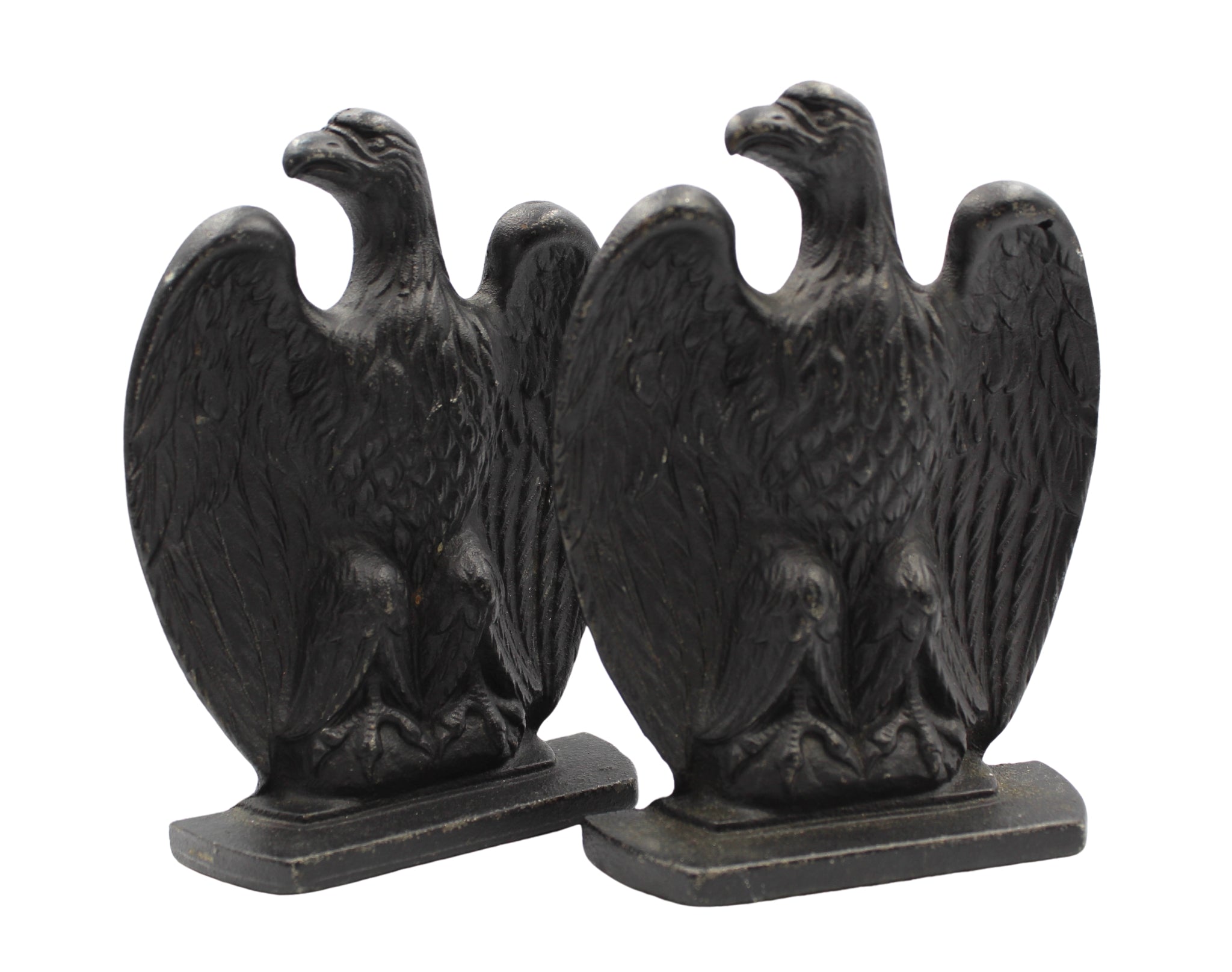 Vintage Cast Iron Eagle Bookends - The Great Republic