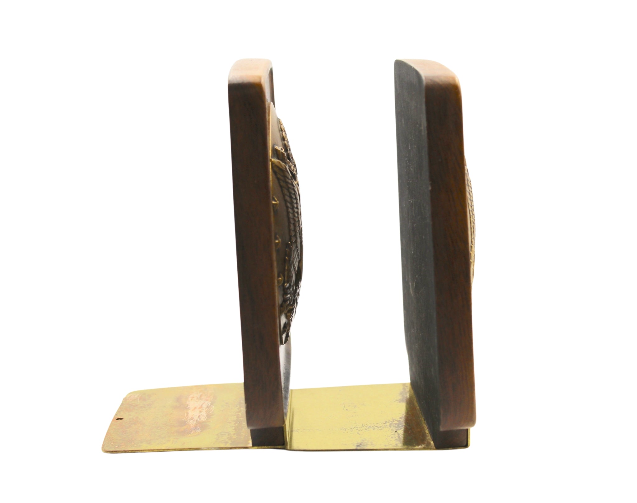 Vintage U.S. Great Seal Bookends, Circa 1950s - The Great Republic