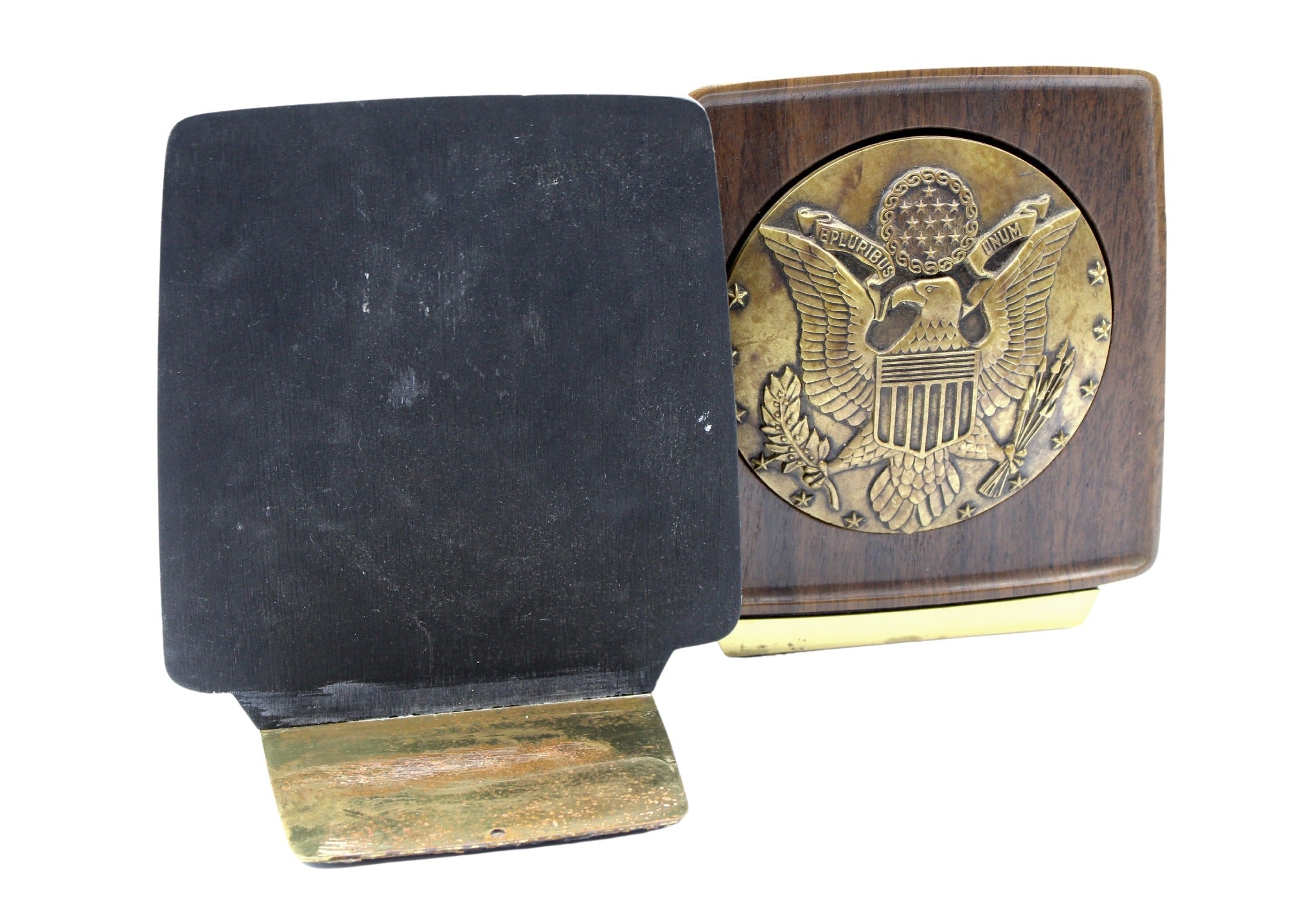 Vintage U.S. Great Seal Bookends, Circa 1950s - The Great Republic