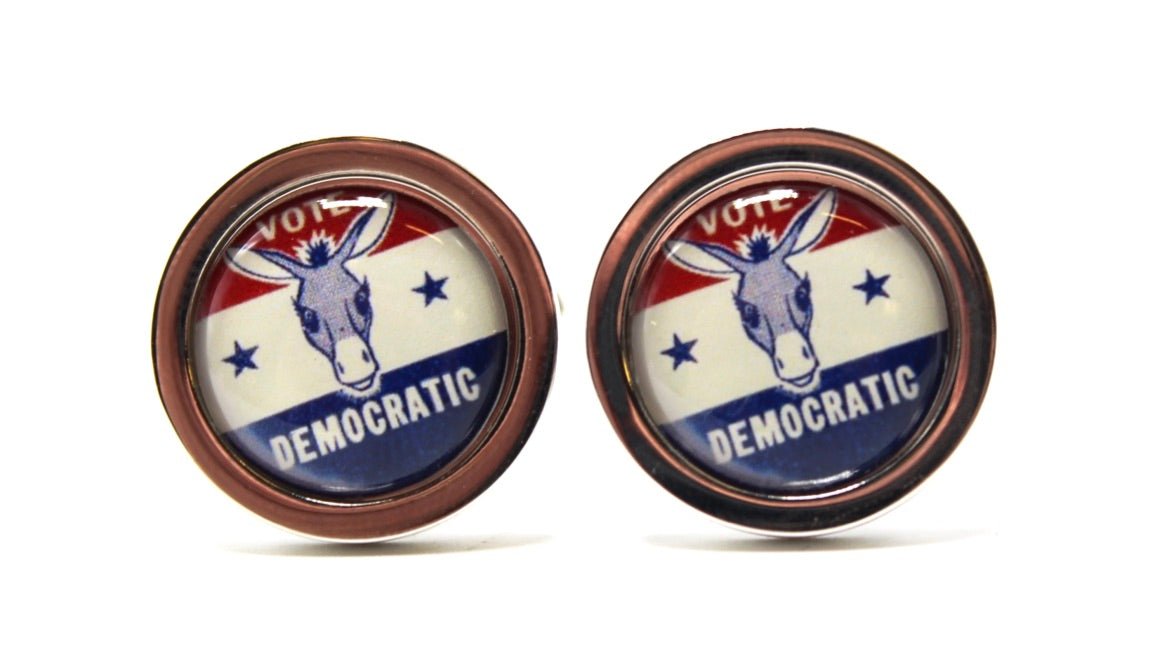 Vote Democratic Cufflinks - The Great Republic