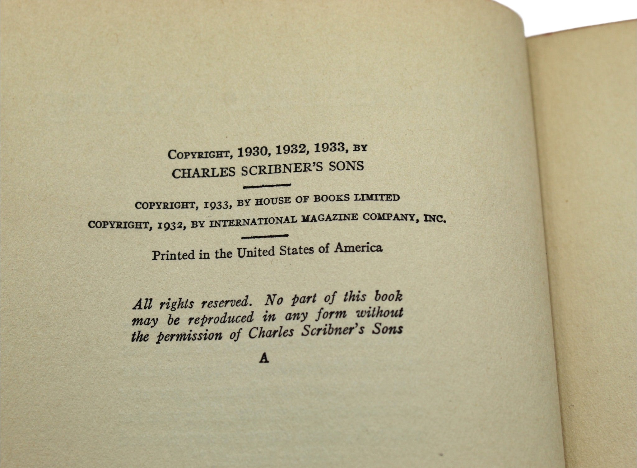 Winner Take Nothing by Ernest Hemingway, First Edition with Original Dust Jacket, 1933 - The Great Republic