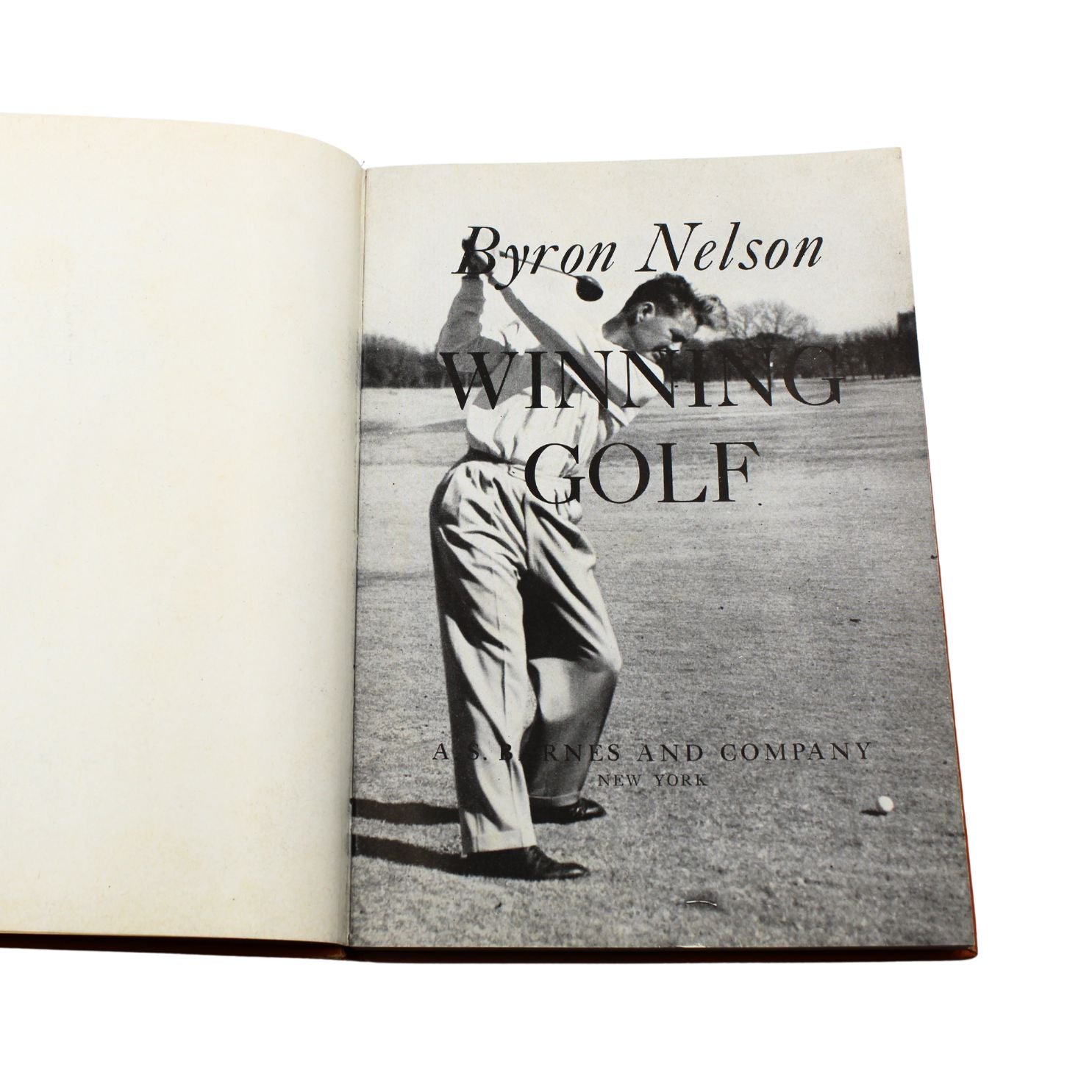 Winning Golf, Signed by Byron Nelson, First Edition, 1946 - The Great Republic