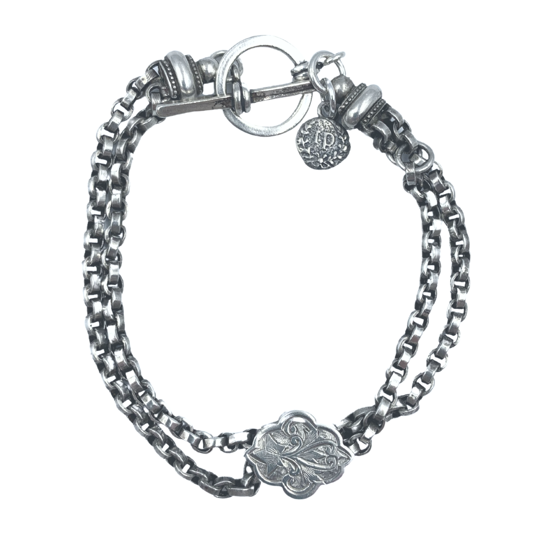 Sterling Chain Bracelet Watch